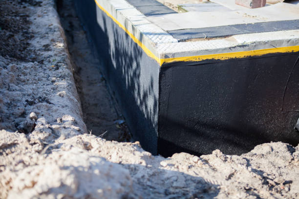 Residential Waterproofing installation at a Mulberry, NC home by SJ Waterproofing Pros